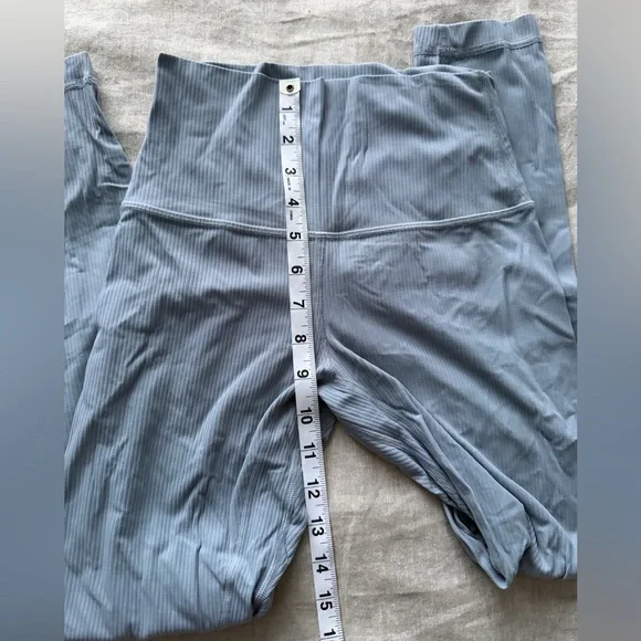 Lululemon Athletica Blue High-Waisted Leggings - Picture 7 of 12